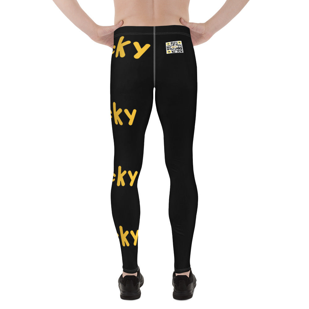 Men's Leggings-Black